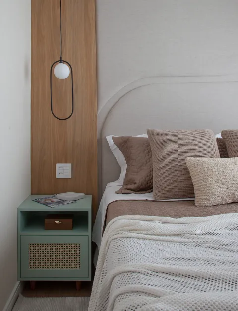 Quarto Casal A Elegância dos Materiais Naturais